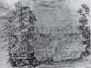 Garden scene in the Shepherds- Paradise Inigo Jones